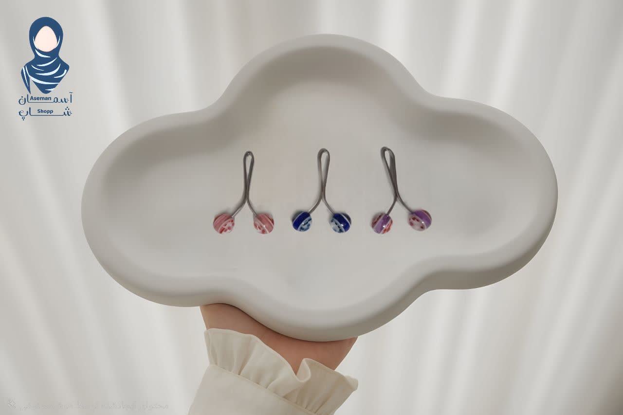 گیره روسری دینا دوطرفه ساده اکلیلی