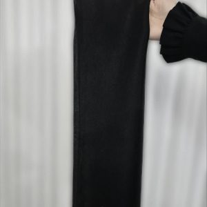 روسری ژان ژان مشکی | نخ ابریشم، قواره ۱۲۰ | براق، مجلسی و دور چرخ‌دوز