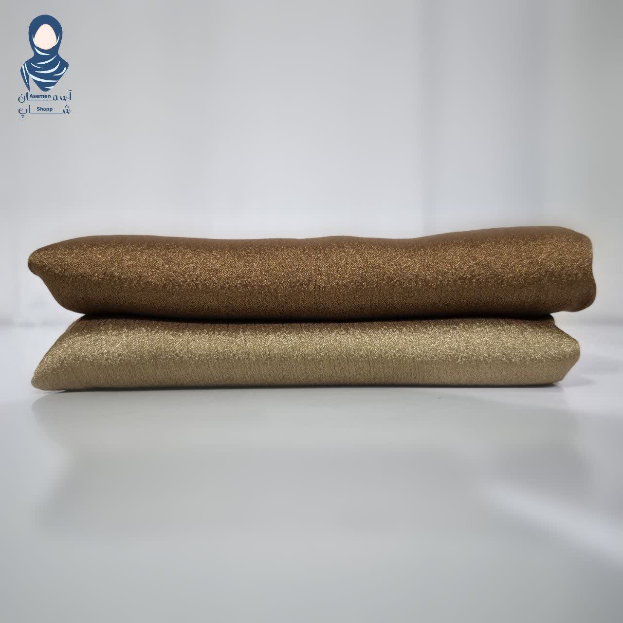 روسری کریستال | براق، باکیفیت و قواره ۱۳۵ | دورچرخدوز و منگولهدار - Image 6