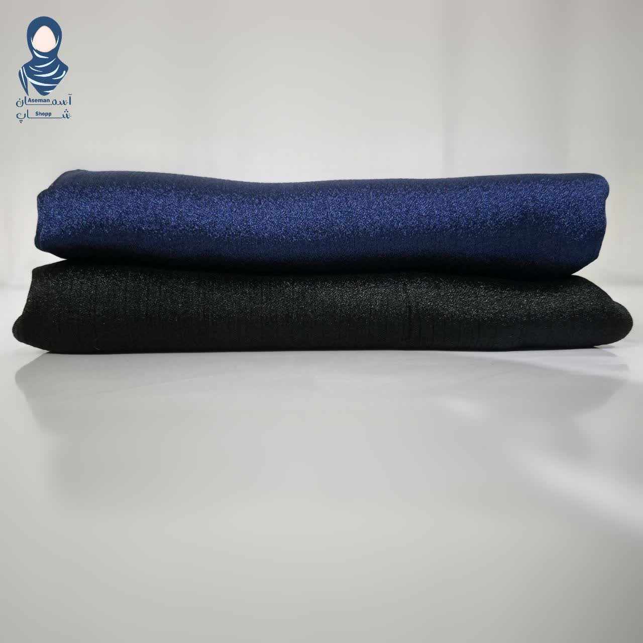 روسری کریستال | براق، باکیفیت و قواره ۱۳۵ | دورچرخدوز و منگولهدار - Image 3