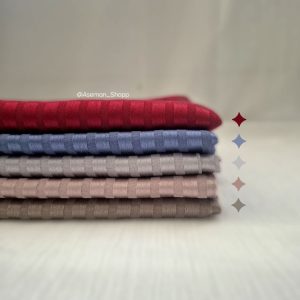 روسری ژان ژان راه‌راه | قواره ۱۱۰ | سبک، شیک و باکیفیت